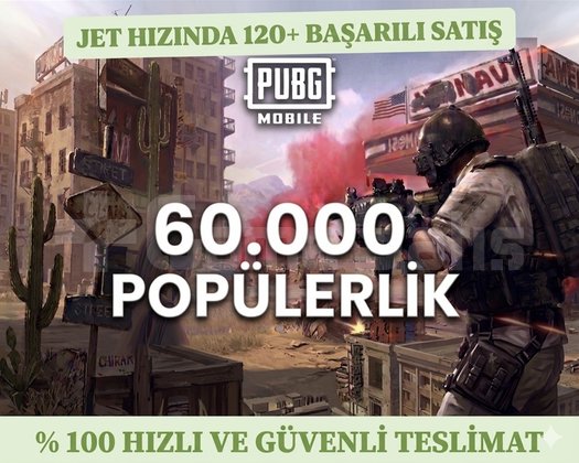 60 K POPÜLERLİK GÜVENLİ TESLİMAT