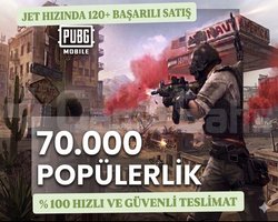 70 K POPÜLERLİK GÜVENLİ TESLİMAT