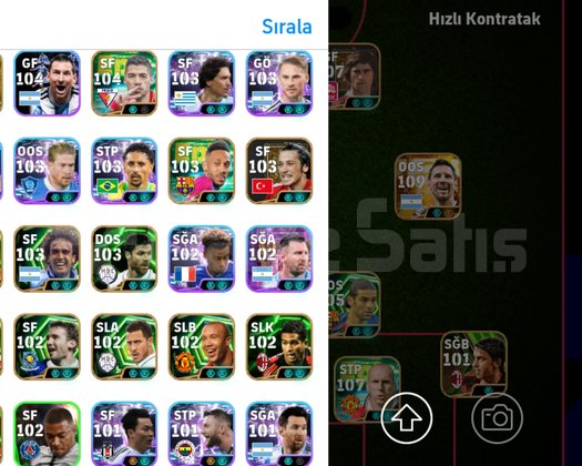 Efootbal hesabı RONALDO VE MESSİLİ