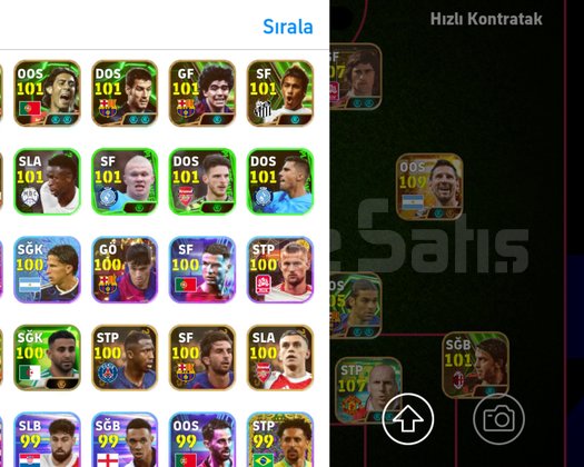 Efootbal hesabı RONALDO VE MESSİLİ
