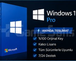Windows 11 Pro Key -Garantili OTOTESLİM