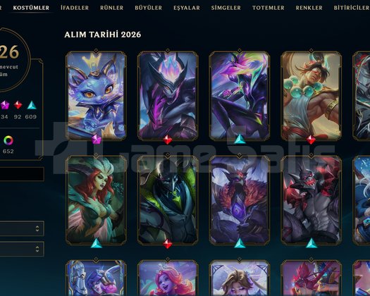 TR & 843 LVL & 1226 KOSTÜM & 658 RENK