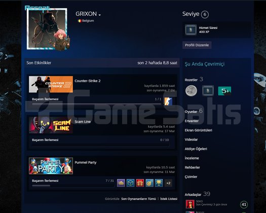 11 MADALYA | 8 YILLIK | +9K ELO | TEMİZ