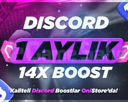 Discord 14X Boost Anında