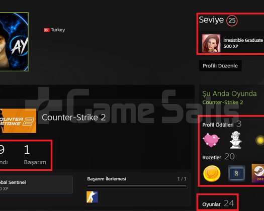 TR+FACEİT+12 MADALYA MAİN SEÇKİN HESAP!