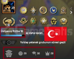 TR+FACEİT+12 MADALYA MAİN SEÇKİN HESAP!