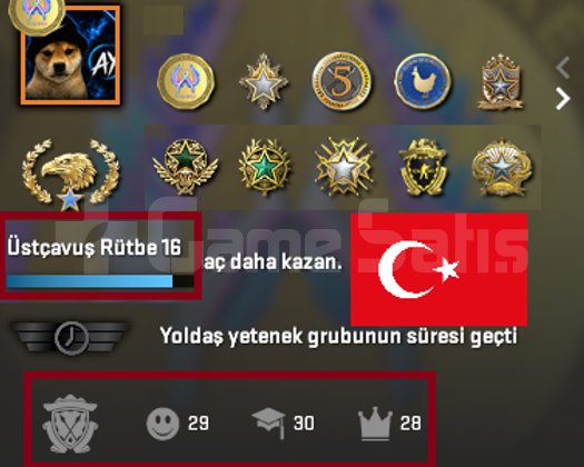 TR+FACEİT+12 MADALYA MAİN SEÇKİN HESAP!
