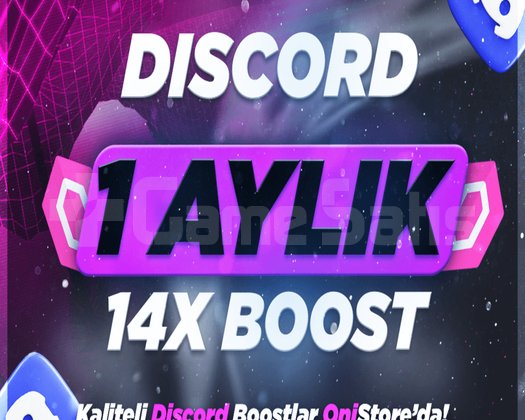 Discord 14X Boost Anında