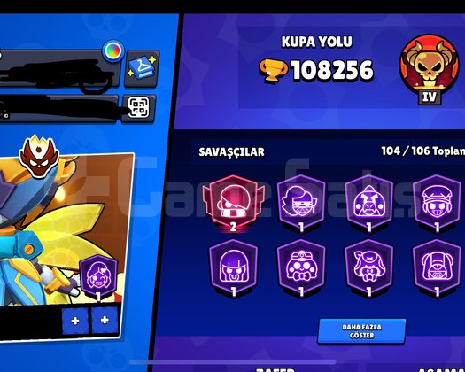 108k Masterli Dolu Skin Hesabı 450
