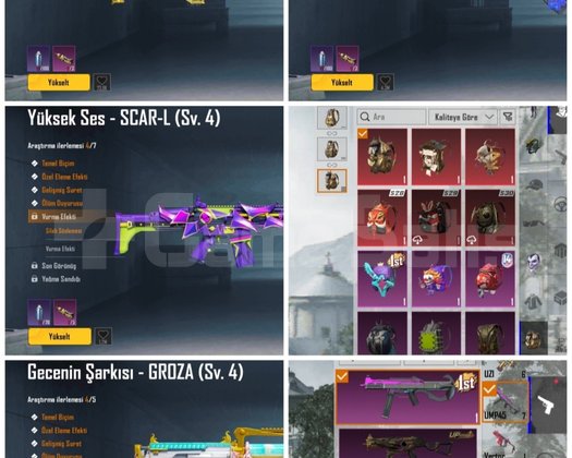 ÇİFT SPOR ARAÇ 2 ADET 7 LVL 1 ADET 6 LVL