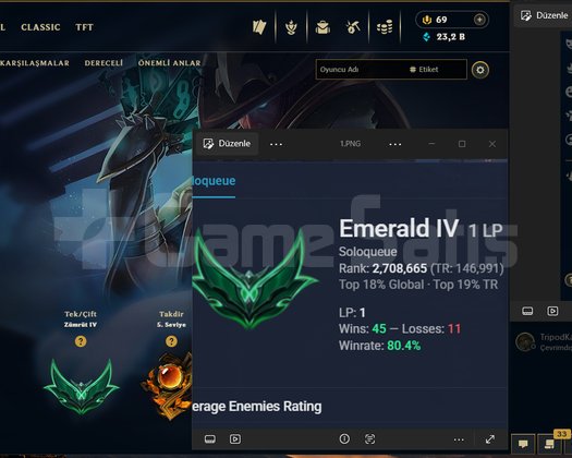Zümrüt 4 80 WR 91 SKİN +30LP