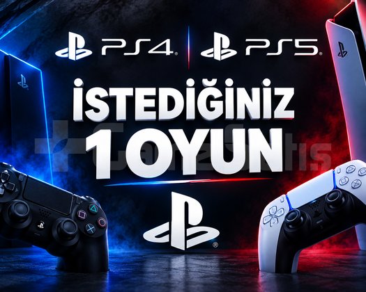 İSTEDİĞİNİZ 1 OYUN PS4/PS5/PRO +GARANTİ