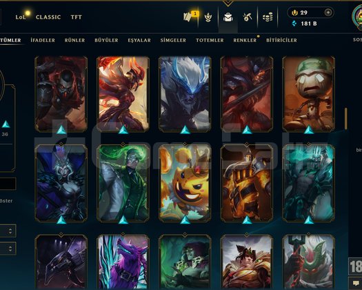 95 LVL + 114 KOSTÜM + 171 HERO + MAİL!