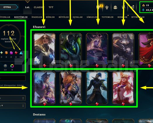 262 LVL + 112 KOSTÜM + 172 HERO + MAİL!