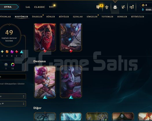 TR DİAMOND 4 65 WR +24 LP GÜZEL İÇERİKLİ