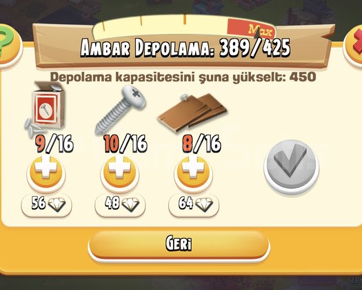 Hayday başlangıc icin uygun hesap
