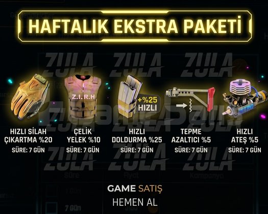 Zula Haftalık Ekstra