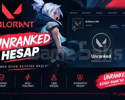 Valorant Unranked Hesap