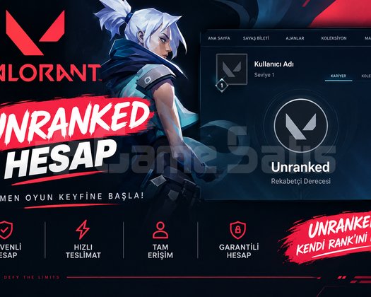 Valorant Unranked Hesap