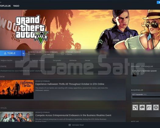 GTA 5 OLAN STEAM HESABI