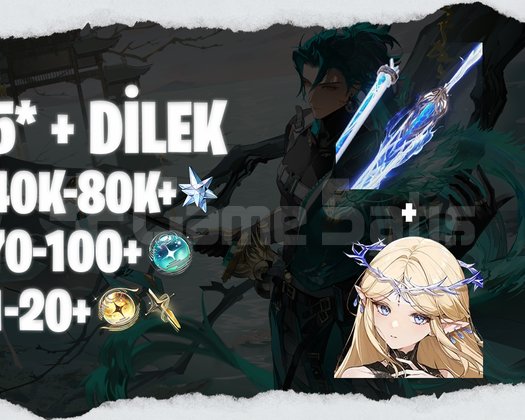 EU | UL35+ Cartethyia + Silahı + 40K+ As