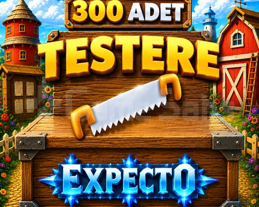 300 ADET TESTERE 1 ALTINDAN TESLİM