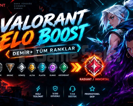 VALORANT RANK YÜKSELTME | TÜM LİGLER |