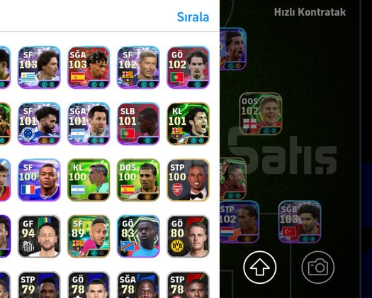 EFSANE KADRO! Fırsat EFootball Hesabı