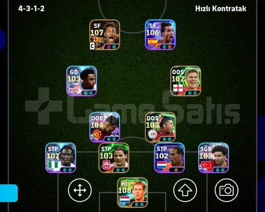 EFSANE KADRO! Fırsat EFootball Hesabı