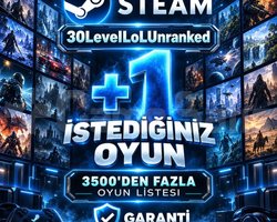 İstediğiniz 1 Oyun | Steam Paylaşımlı