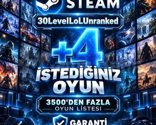 İstediğiniz 4 Oyun | Steam Paylaşımlı
