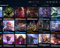 TR / 58 LVL + 21 SKİN + Zümrüt 3 + OTO
