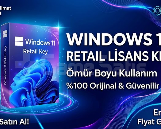 Windows 11 pro retail key  GARANTİLİ