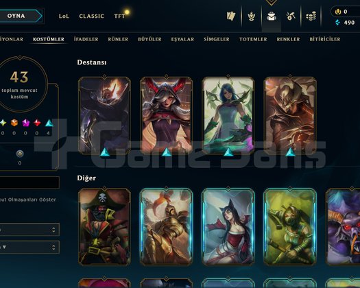 GEÇEN SEZON PLAT / DERECELİ HAZIR / EUW