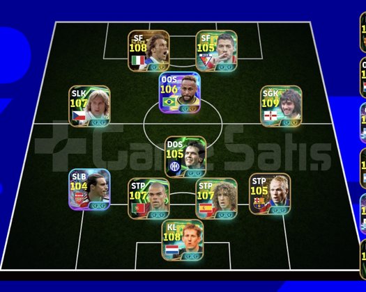 KG 3274 4 BOMBACI+DELPİERO+NEYMAR+NEDVED