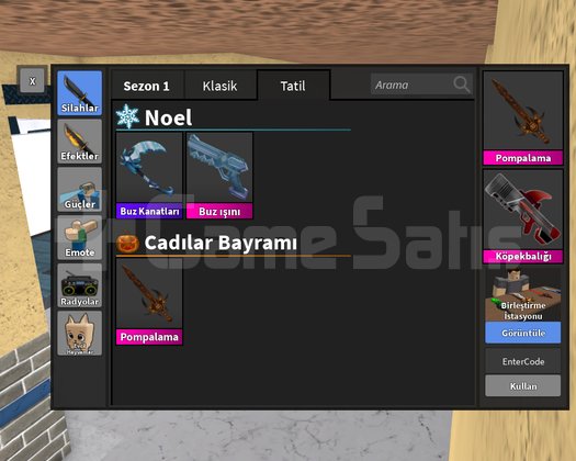 Roblox MM2 Elitli Tek Bacaklı Hesap