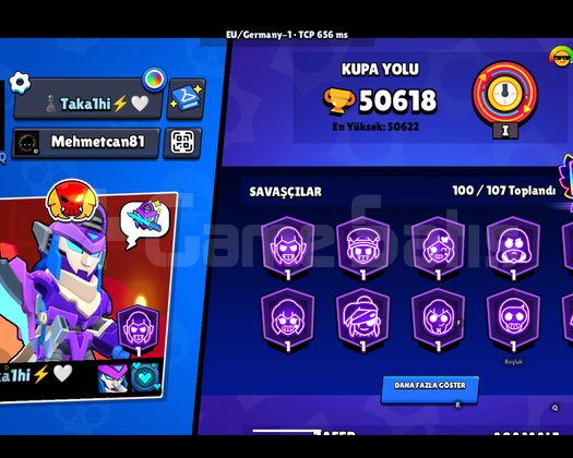 50k KUPA LEGEND HESAP