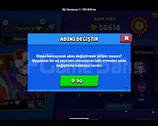 50k KUPA LEGEND HESAP