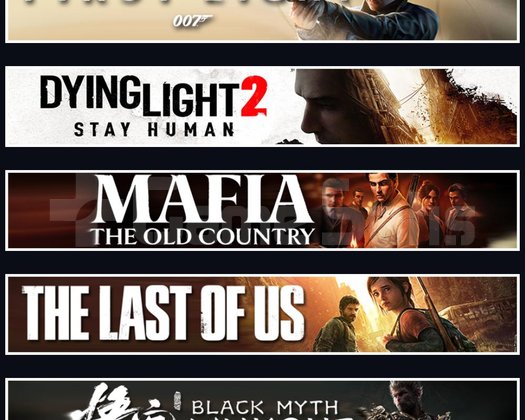 007 +DY2 +Mafia +TLOU1 +Wukong
