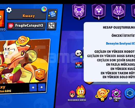 BRAWL STARS ACİL SATİLİK HESAP