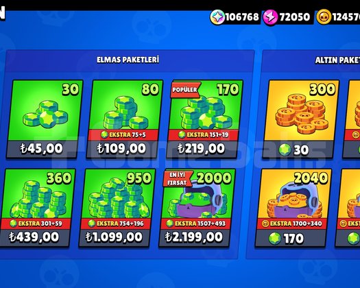 100k mücevher, gold 70k güç p. 1100elmas