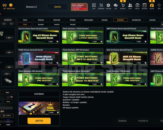 95 Seviye 47K Materyalli Zula Hesabı