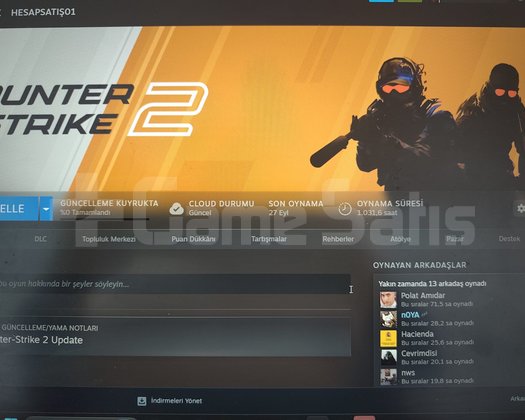 ACİLL SATILIK STEAM HESABI