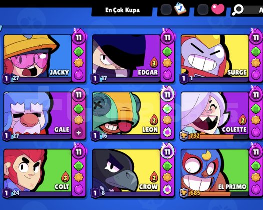 Brawl stars hesabı