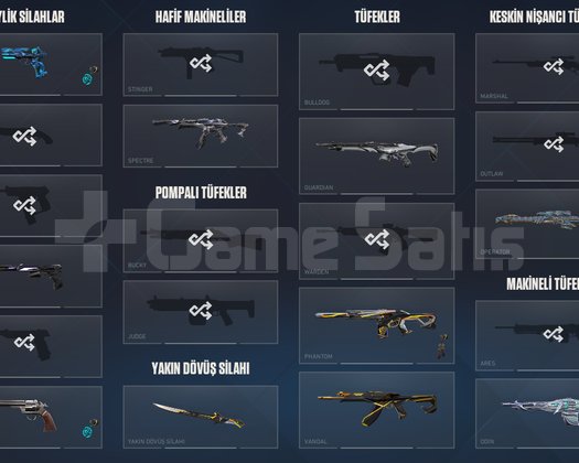 182 LVL |6 BIÇAK | 9 VANDAL | DOLU HESAP