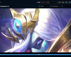 EUW /41 LVL + 6 SKİN + GOLD MMR + 50K ÖZ