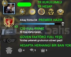 TR HESAP CS2 Prime Yeşil FaktörX3