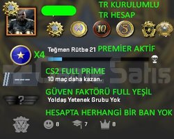 TR HESAP CS2 Prime Yeşil FaktörX4