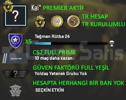 TR HESAP CS2 Prime Yeşil FaktörX5