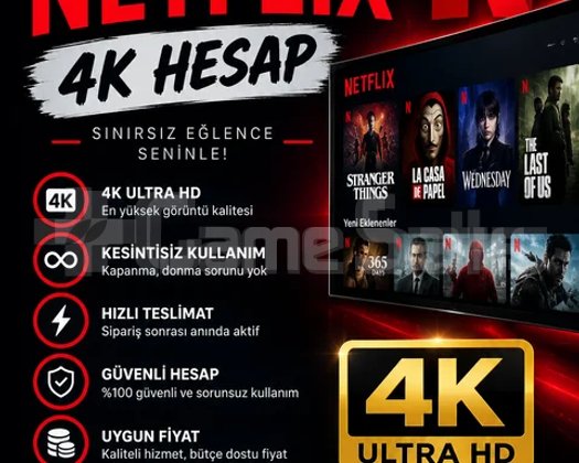 30 GÜNLÜK | KAPANMAYAN NETFLİX 4K